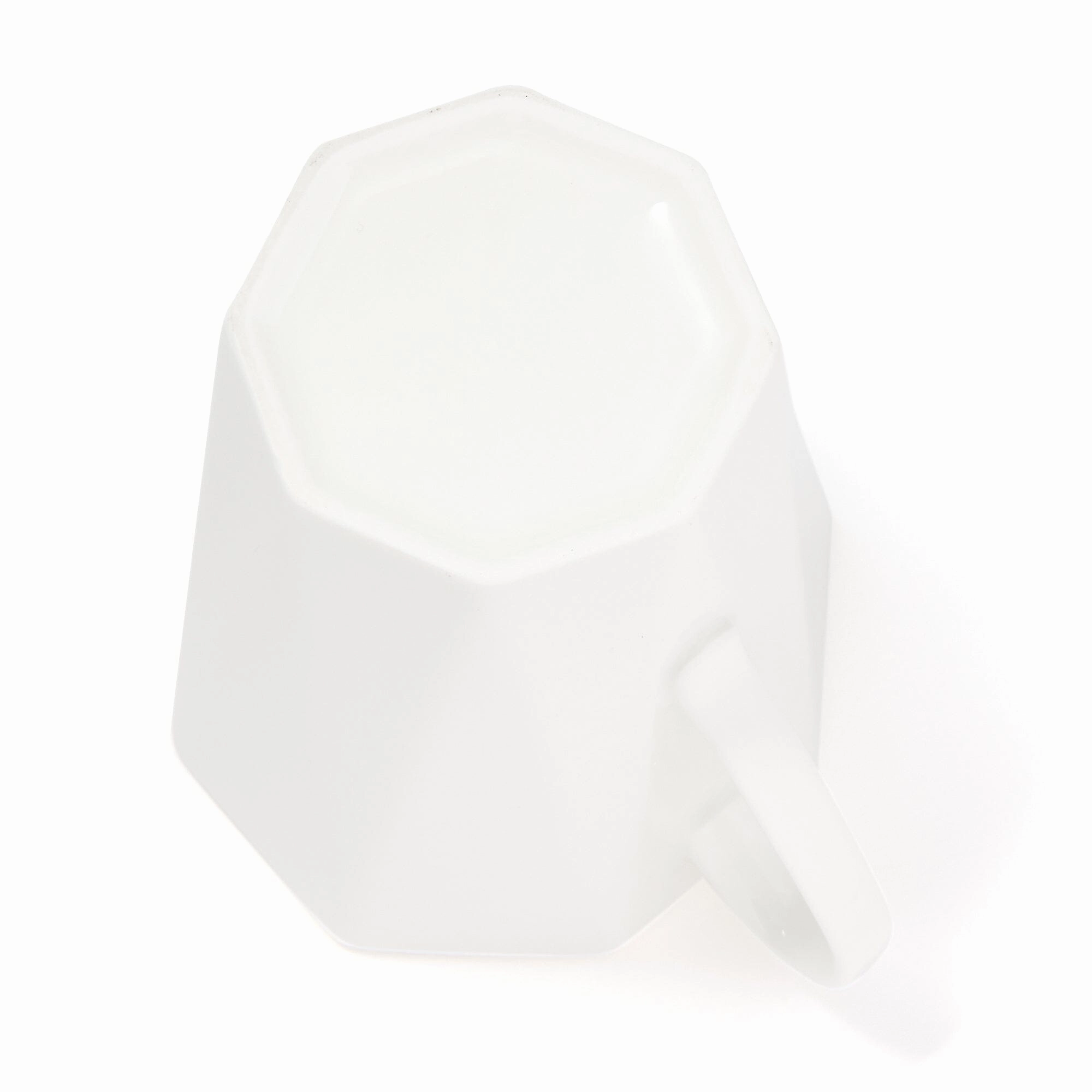 Blanche Mug Octagon  White