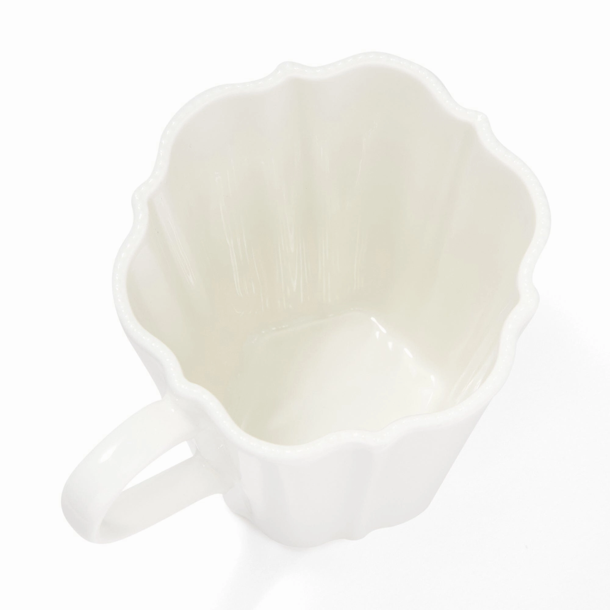 Blanche Mug Wave  White