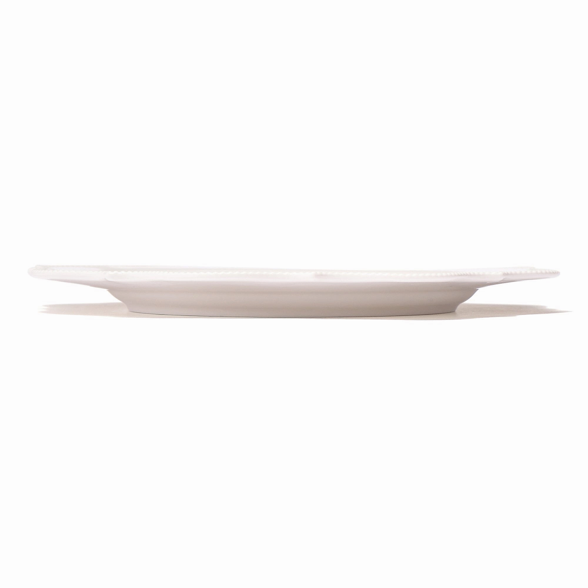 Blanche Plate L Wave White