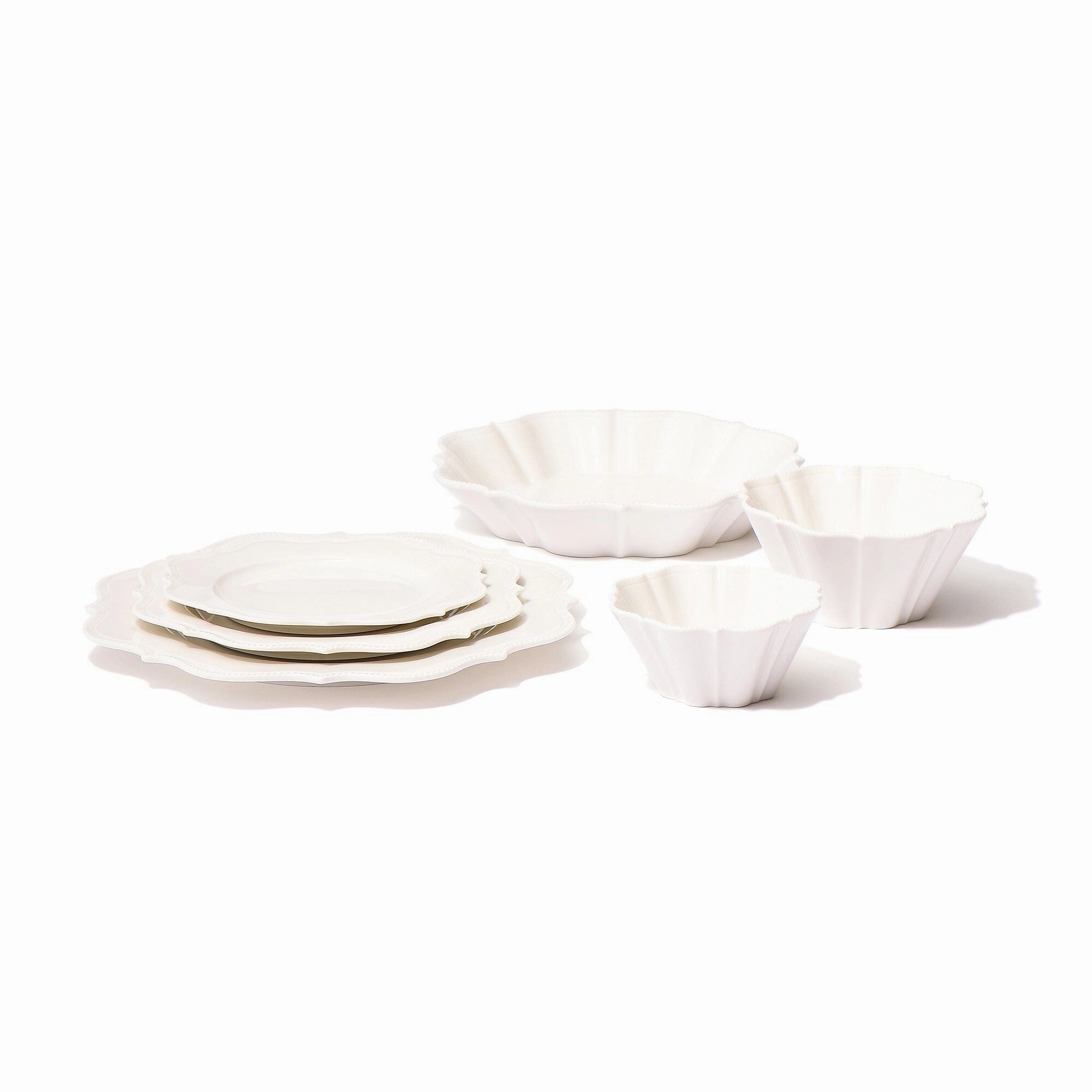Blanche Plate M Wave White