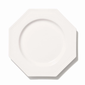 Blanche Plate Medium Octagon  Whitehand-painted ceramic bowl