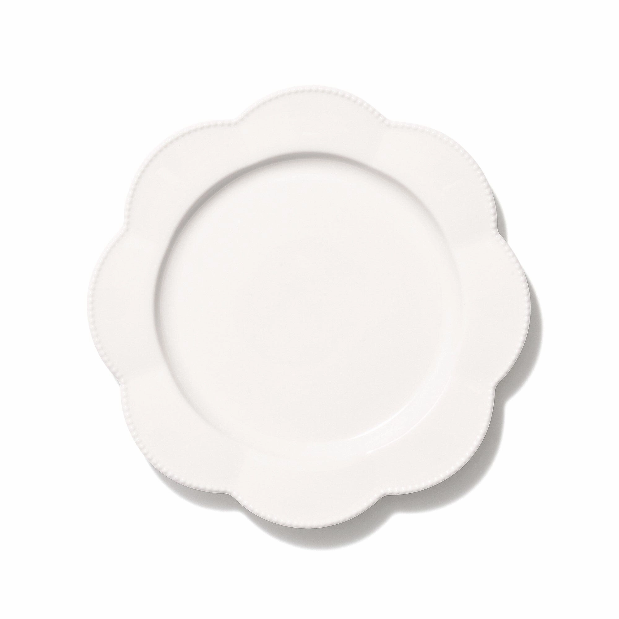 Blanche Plate Small Flower  Whitehand-painted ceramic bowl