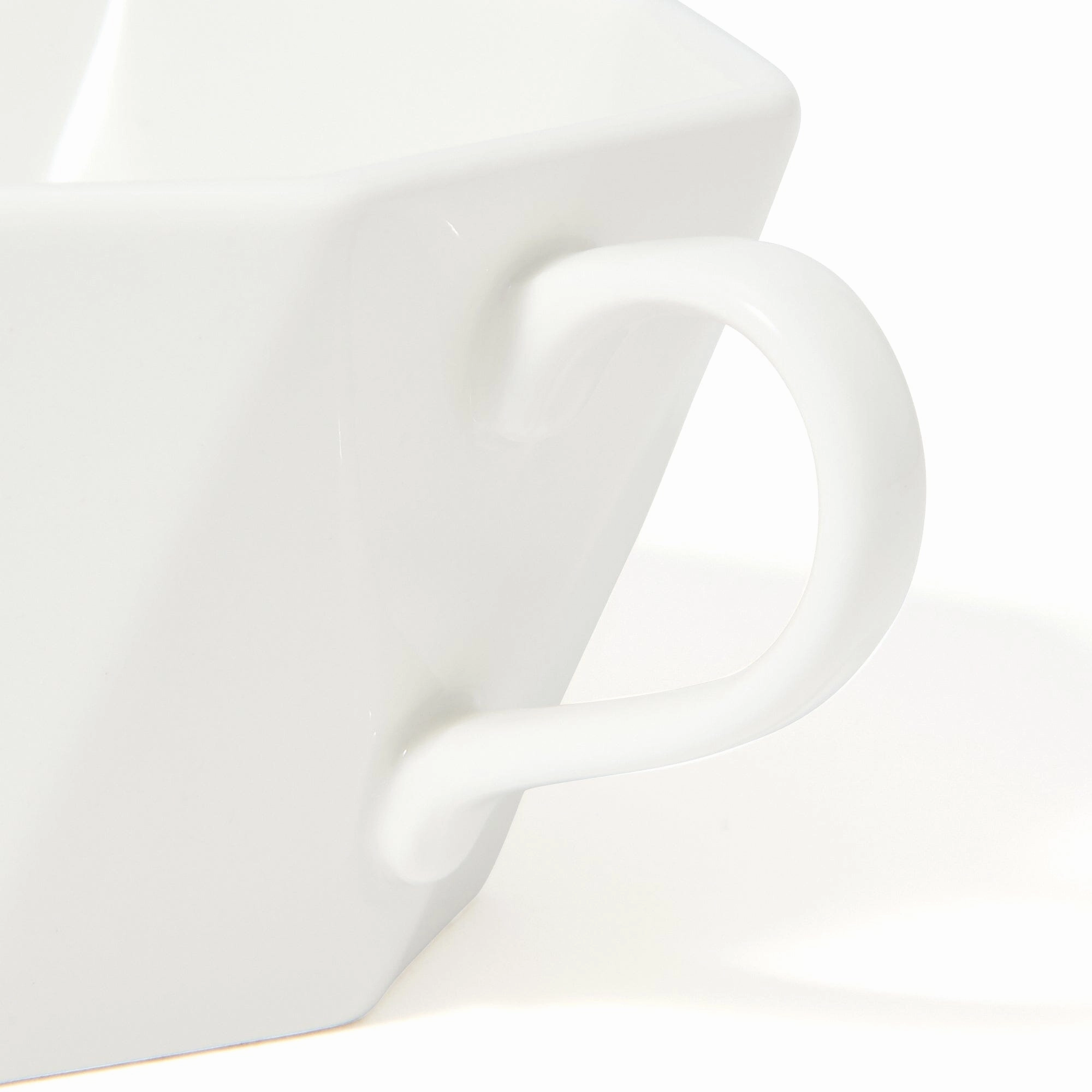Blanche Soup Cup Octagon  White