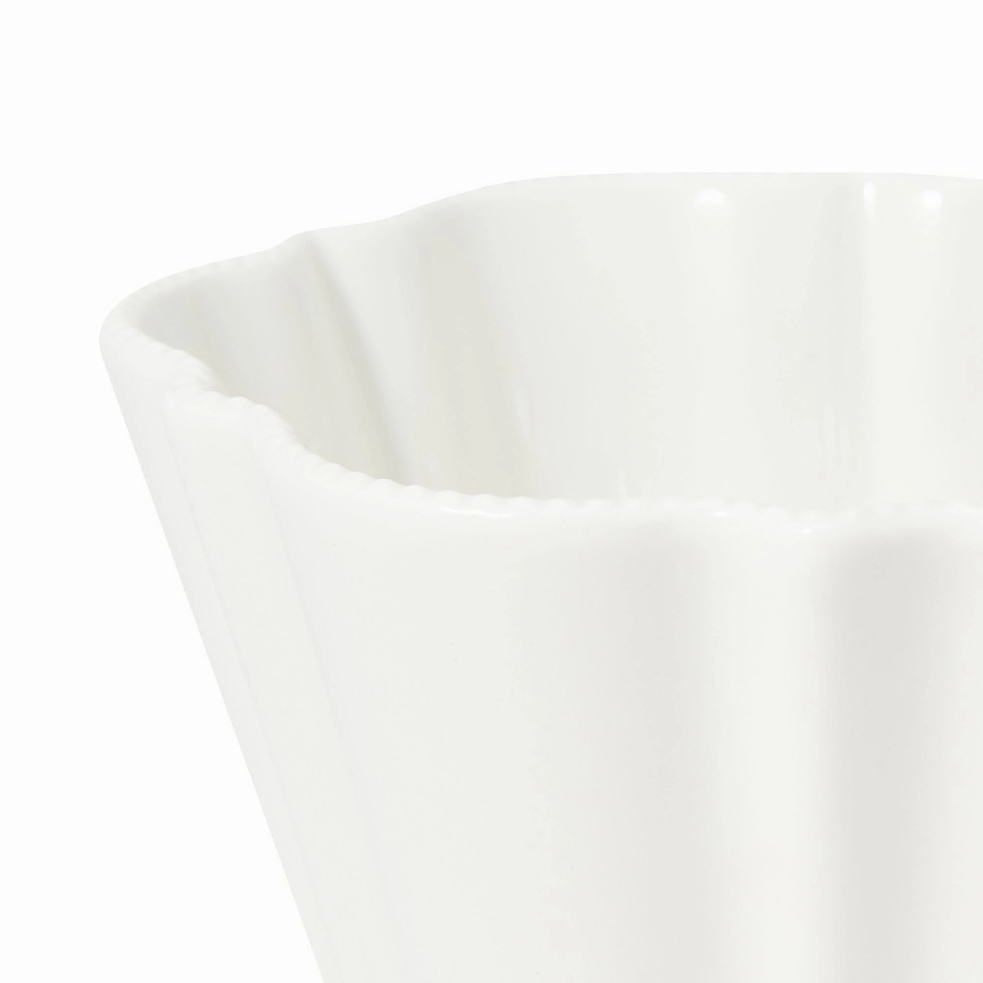 Blanche Soup Cup Wave  White