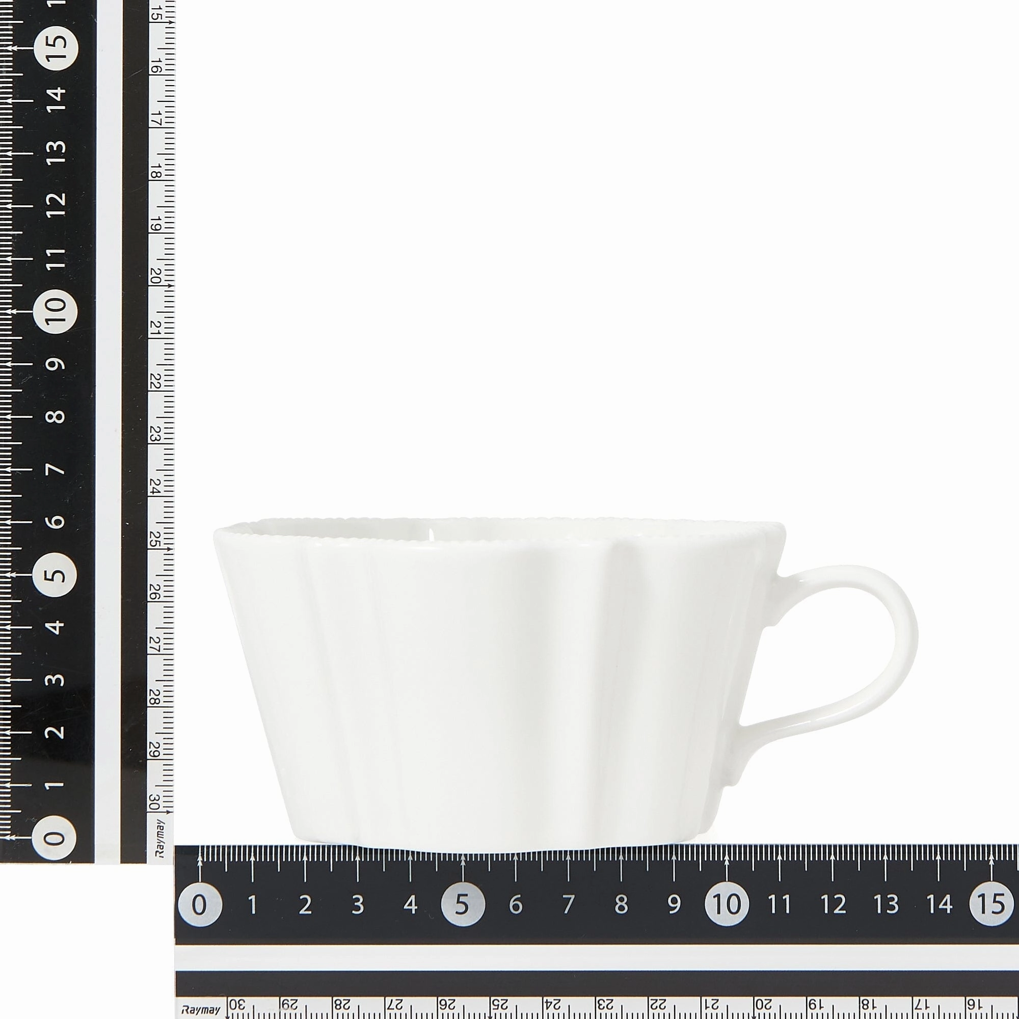 Blanche Soup Cup Wave  White