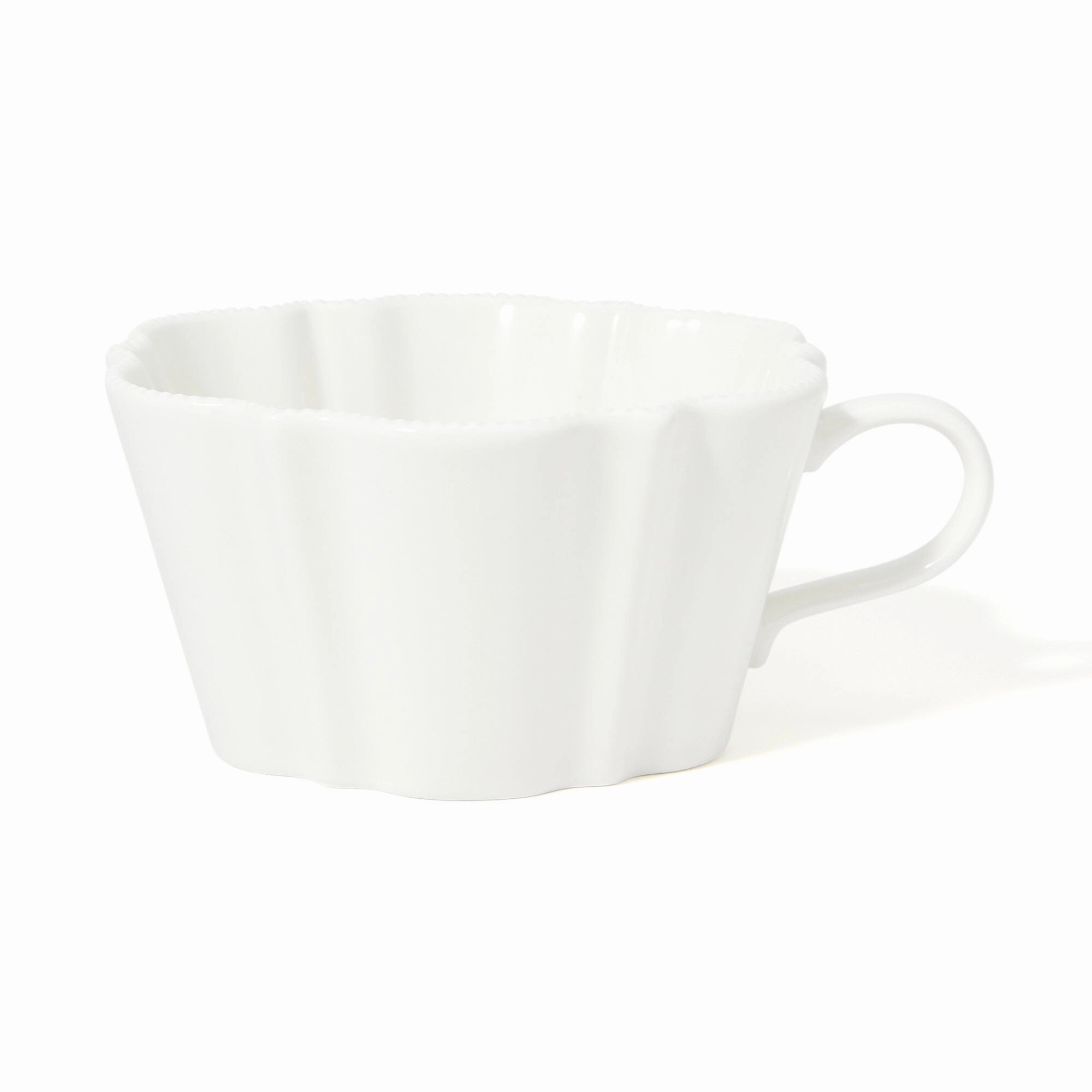 Blanche Soup Cup Wave  Whiteglass cups ,personalized mugs 
