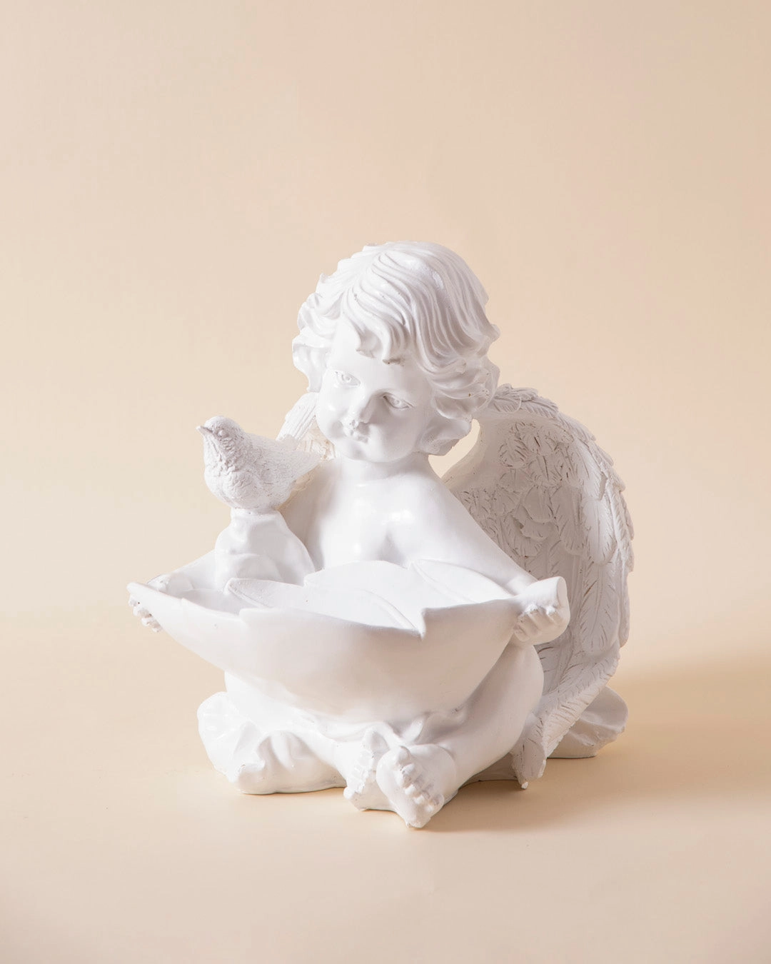 Blessing Bowl Angel Cherub Figurine