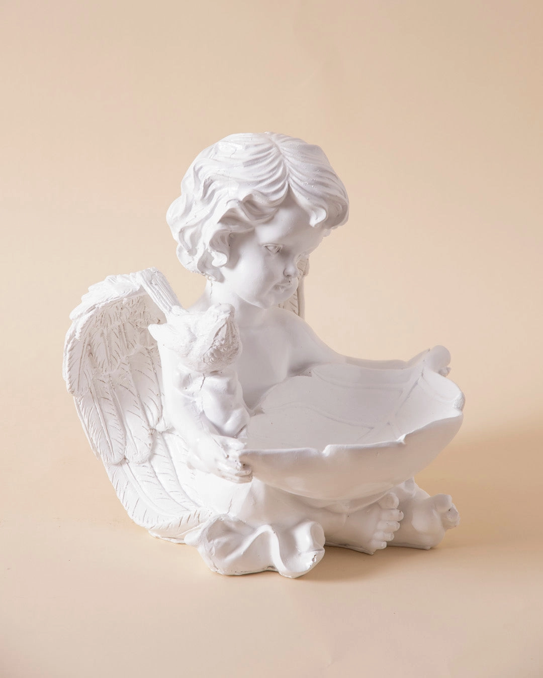 Blessing Bowl Angel Cherub Figurine