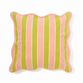 Block Print Cushion Cover 450 X 450 Pink X Greenbedding sets ,throw blankets 