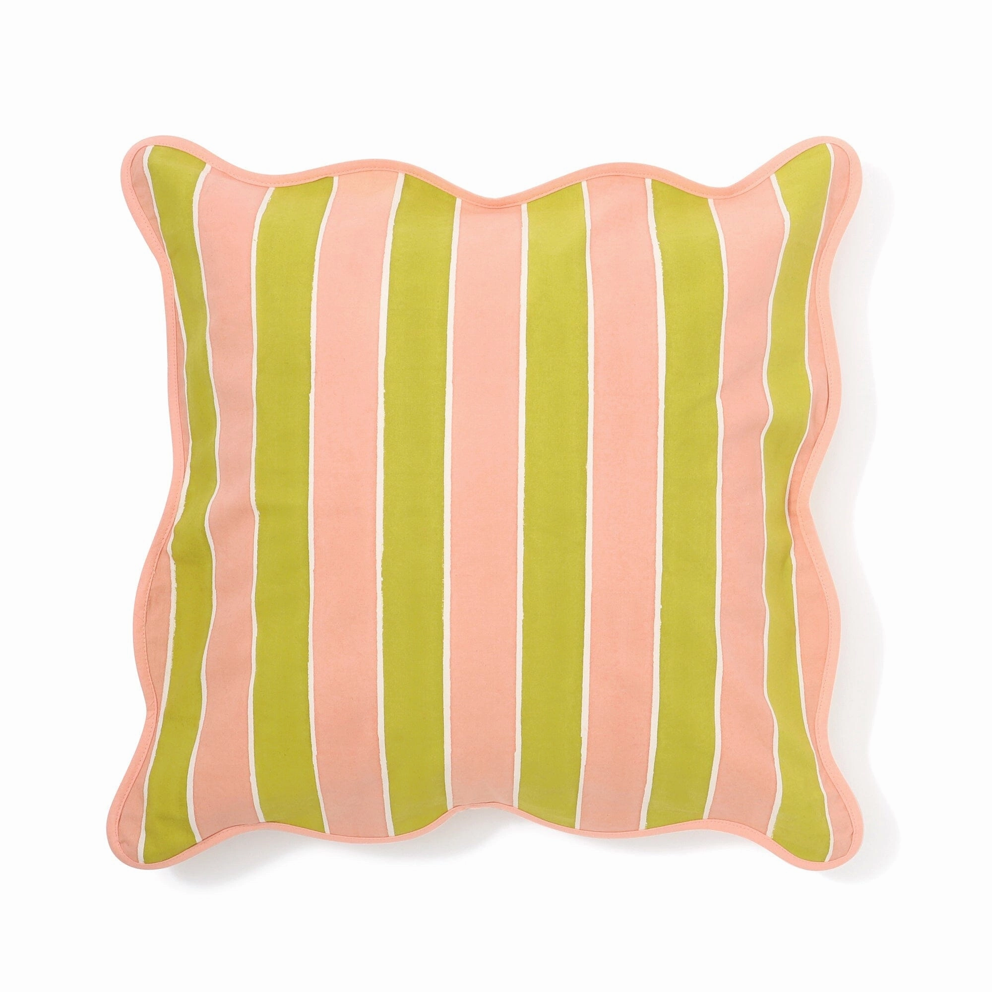 Block Print Cushion Cover 450 X 450 Pink X Greenbedding sets ,throw blankets 