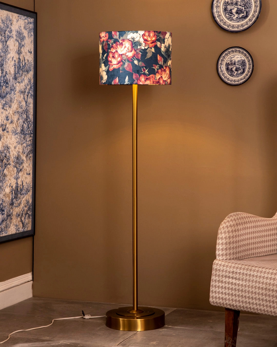 Blooming Twilight Round Lamp Shade