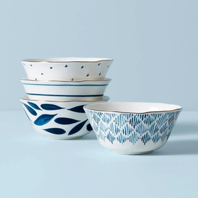 Blue Bay All-Purpose Bowls - Set of 4summer decor ,outdoor summer decor 