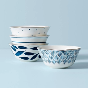 Blue Bay All-Purpose Bowls - Set of 4modern kitchen decor ,kitchen dinner set ,dinnerware 