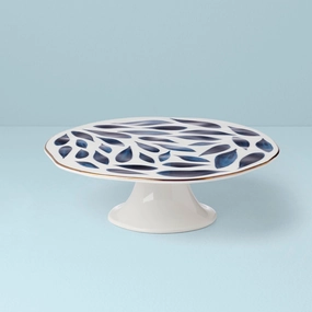 Blue Bay Cake Platesummer decor ,outdoor summer decor 