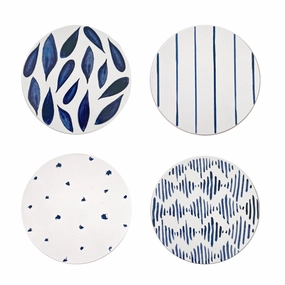 Blue Bay Corkback Coasters - Set Of 4summer decor ,outdoor summer decor 