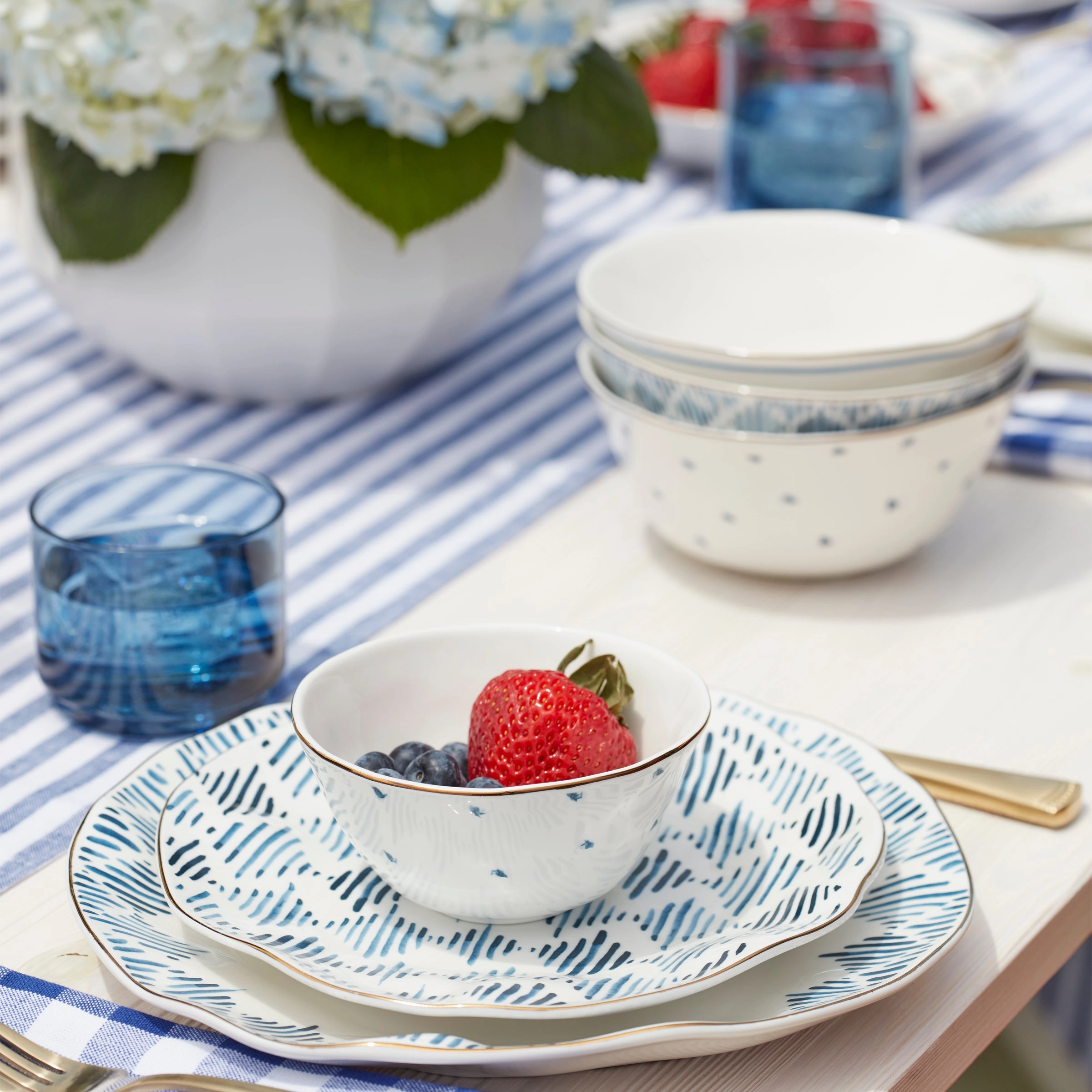 Blue Bay Dessert Bowls - Set of 4