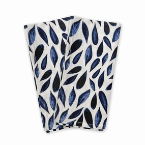 Blue Bay Leaf Dinner Napkin - Set Of 2home decor ,wall decor 