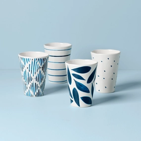 Blue Bay Melamine Assorted Tumblers - Set of 4summer decor ,outdoor summer decor 