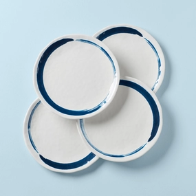 Blue Bay Melamine Dinner Plates - Set of 4summer decor ,outdoor summer decor 