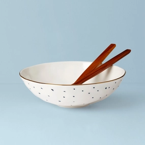 Blue Bay Salad Bowl & Server Setsummer decor ,outdoor summer decor 