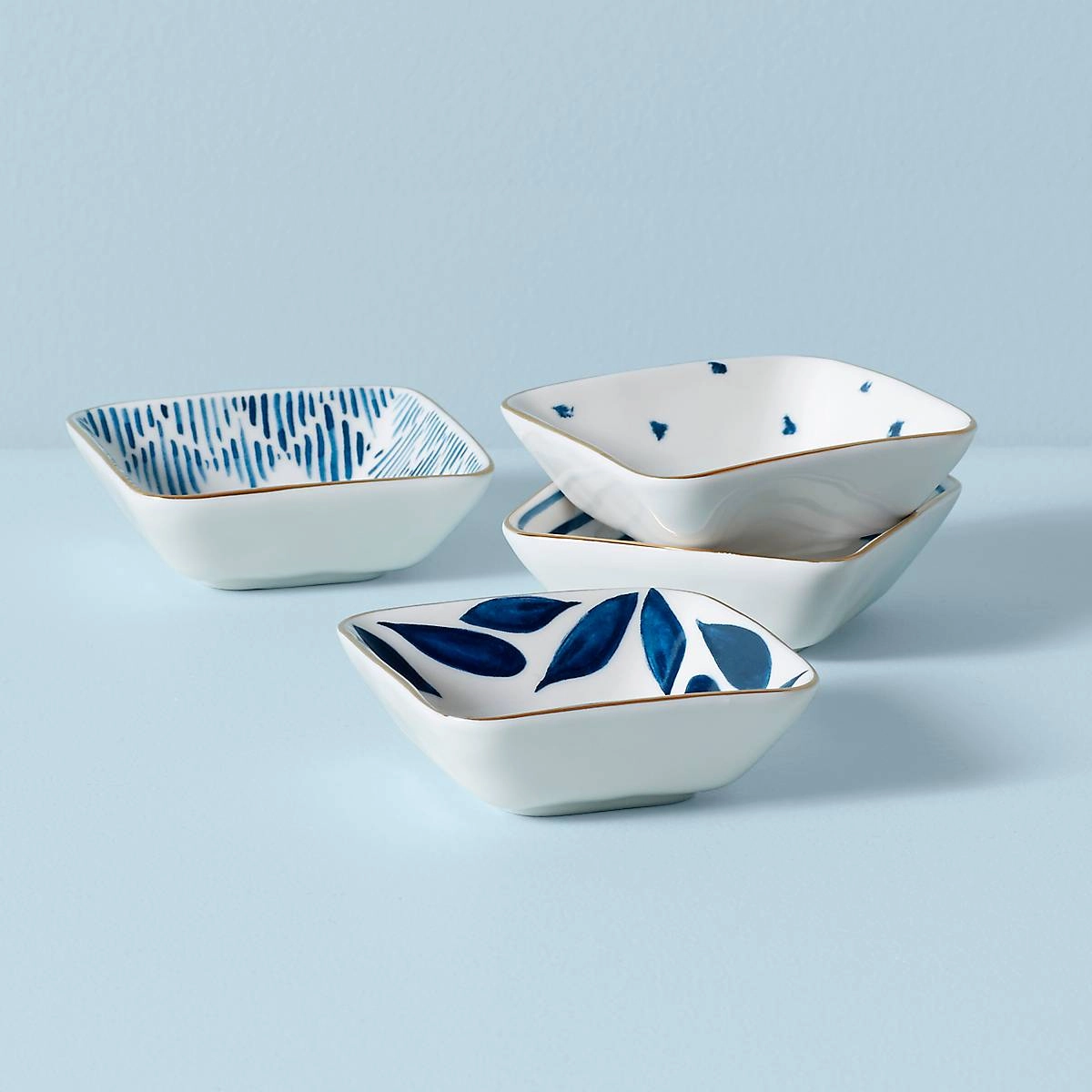 Blue Bay Stacking Dip Bowls - Set of 4summer decor ,outdoor summer decor 