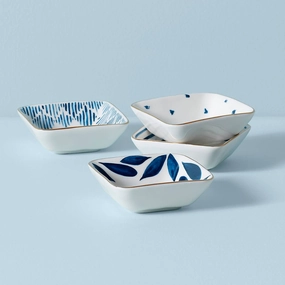 Blue Bay Stacking Dip Bowls - Set of 4summer decor ,outdoor summer decor 