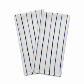 Blue Bay Stripe Dinner Napkin - Set Of 2summer decor ,outdoor summer decor 