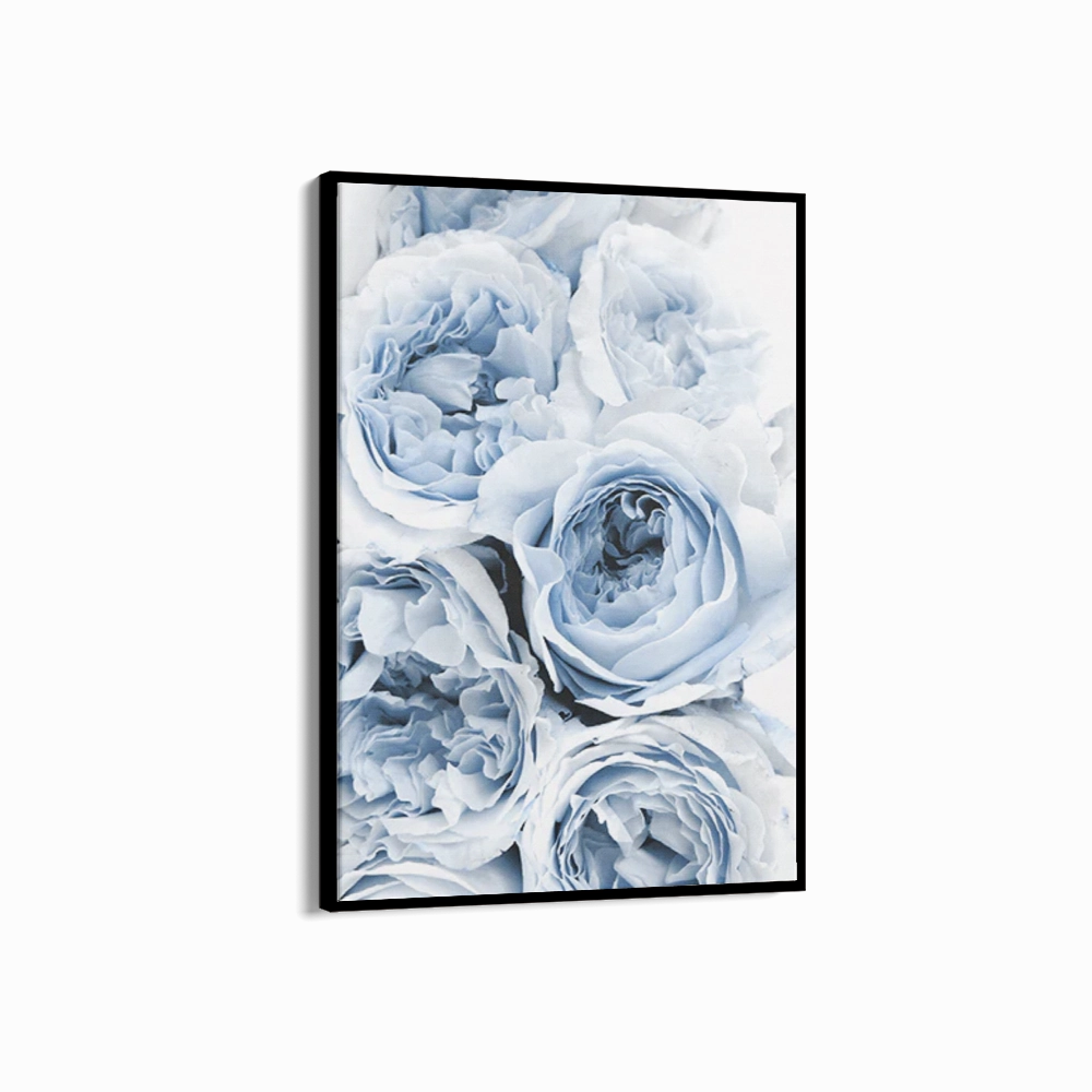 Blue Flowers Print