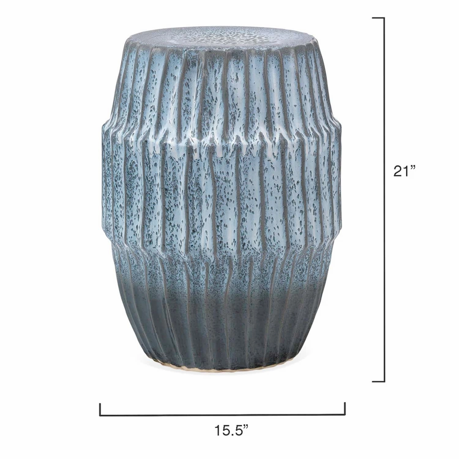 Blue Ombre Algae Side Table