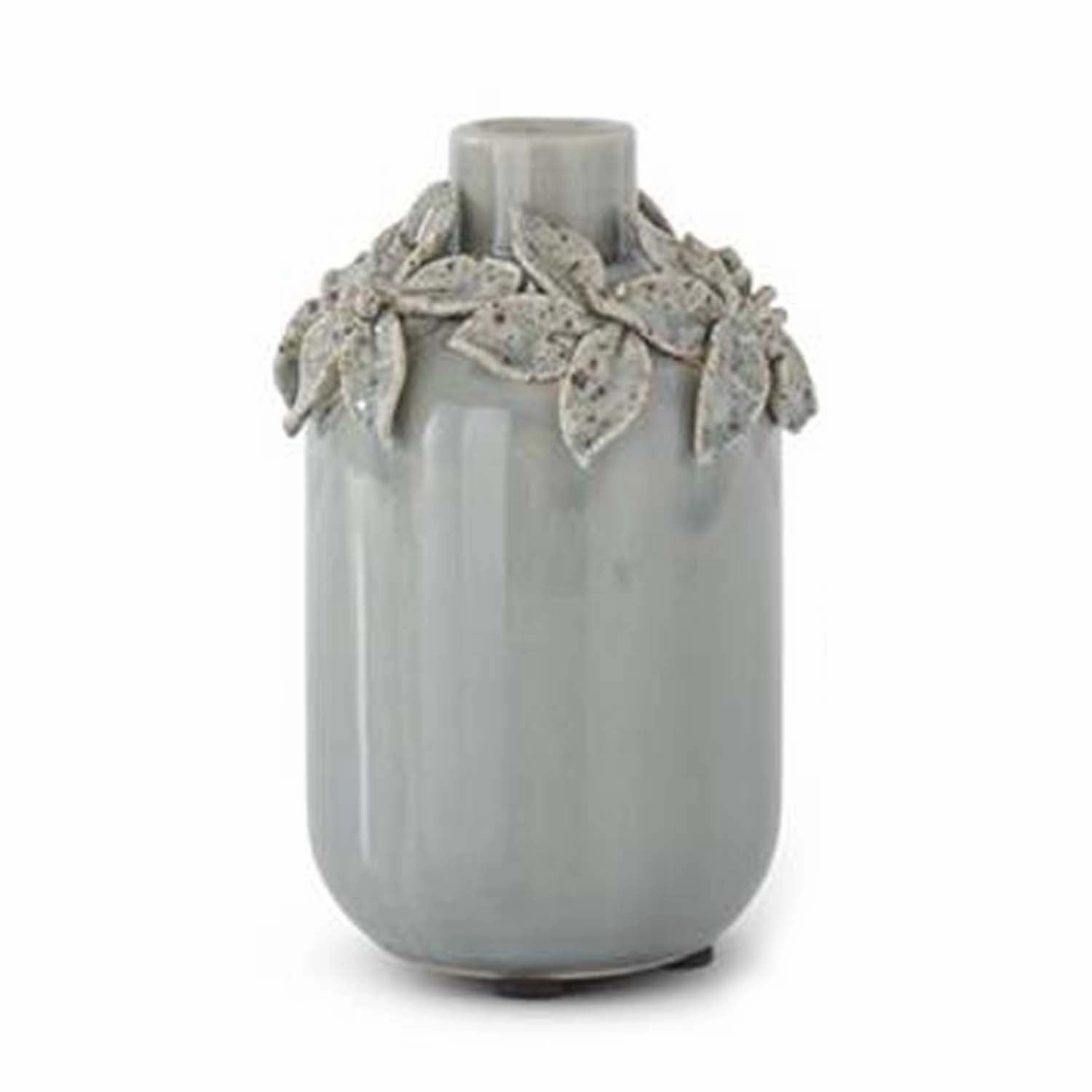 Blue Raised Flower Vase - Largehome decor ,wall decor 