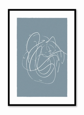Blue Swirls, Posterpop culture themed posters