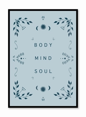 Body - Mind - Soul, Posterpop culture themed posters