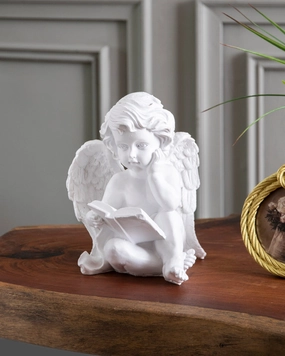 Book Reading Angel Cherub Figurinehome decor ,wall decor 