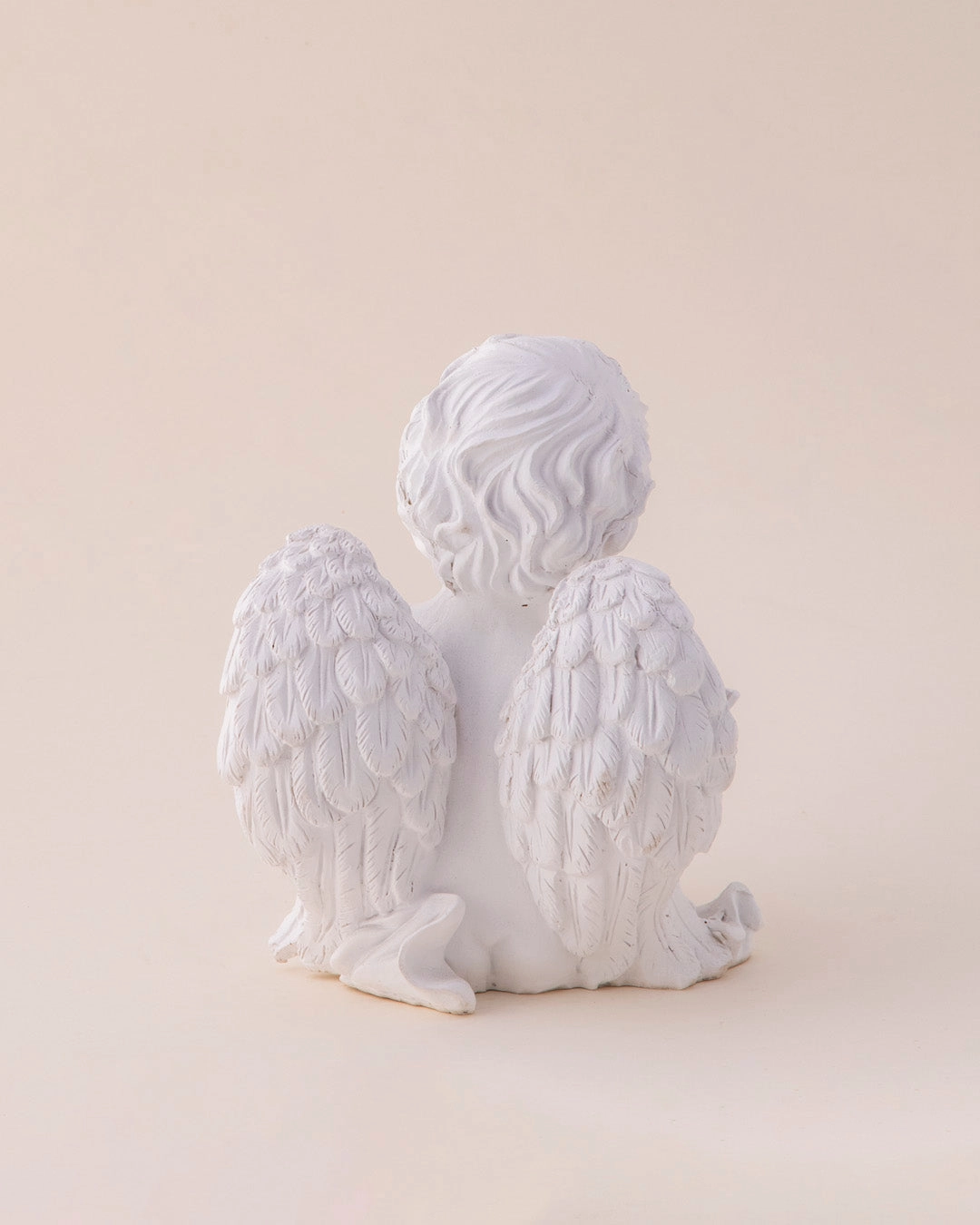 Book Reading Angel Cherub Figurine