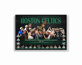 Boston Celtics 2024 Championship Team Celebration Framehandmade souvenirs