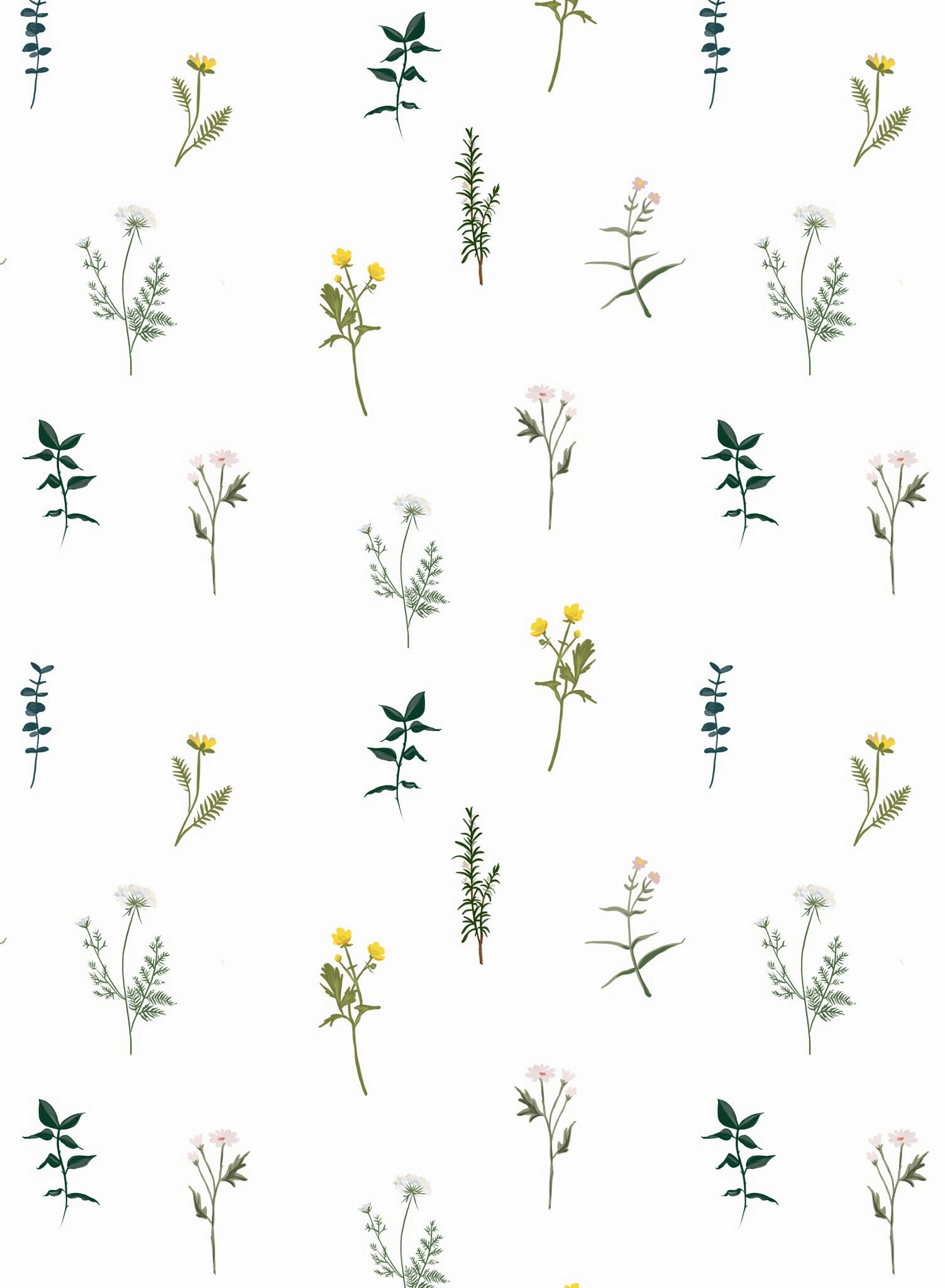 Botanica, Wallpapernordic minimalist wallpaper