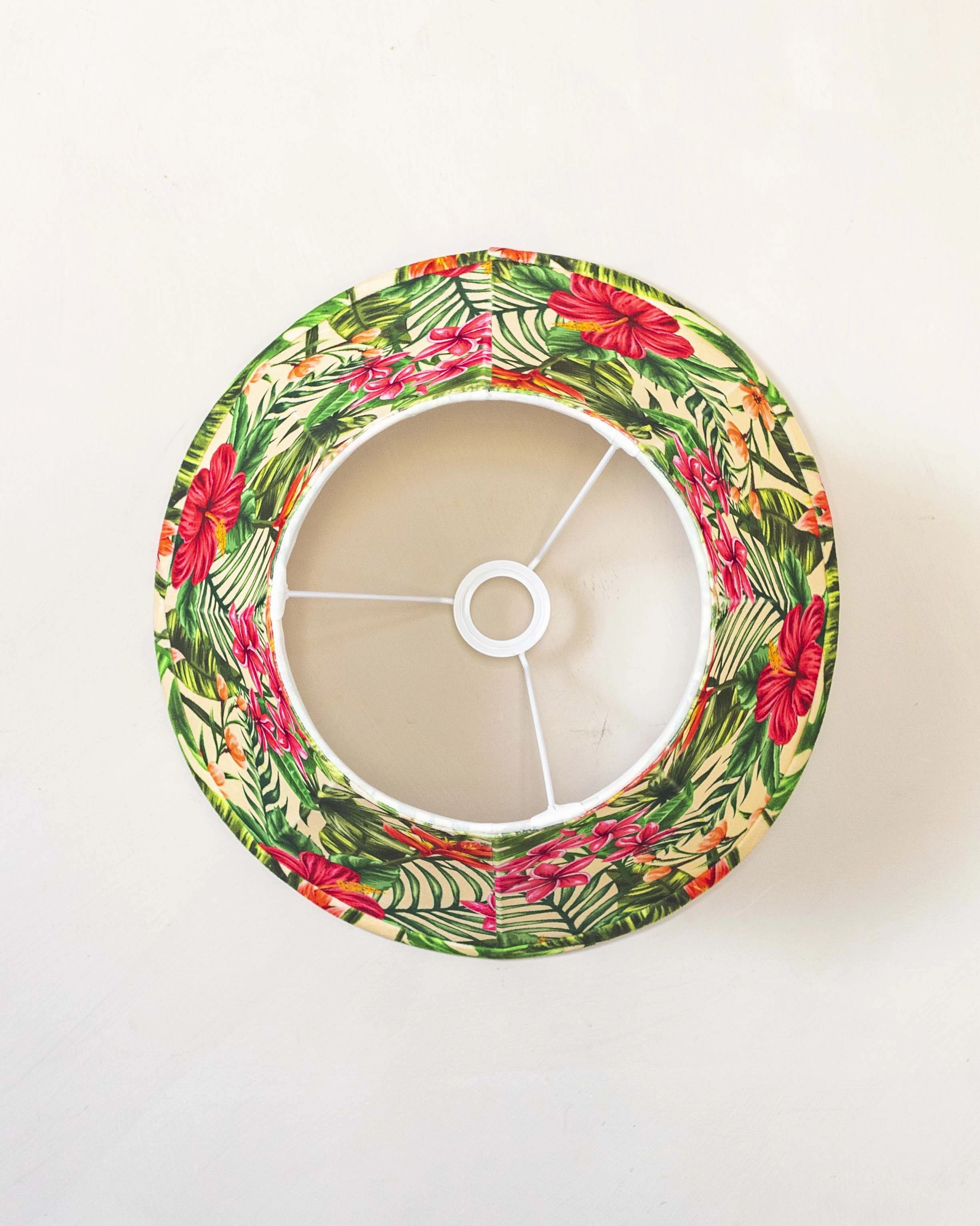 Botanical Printed Cotton  Empire Lamp Shade - Large