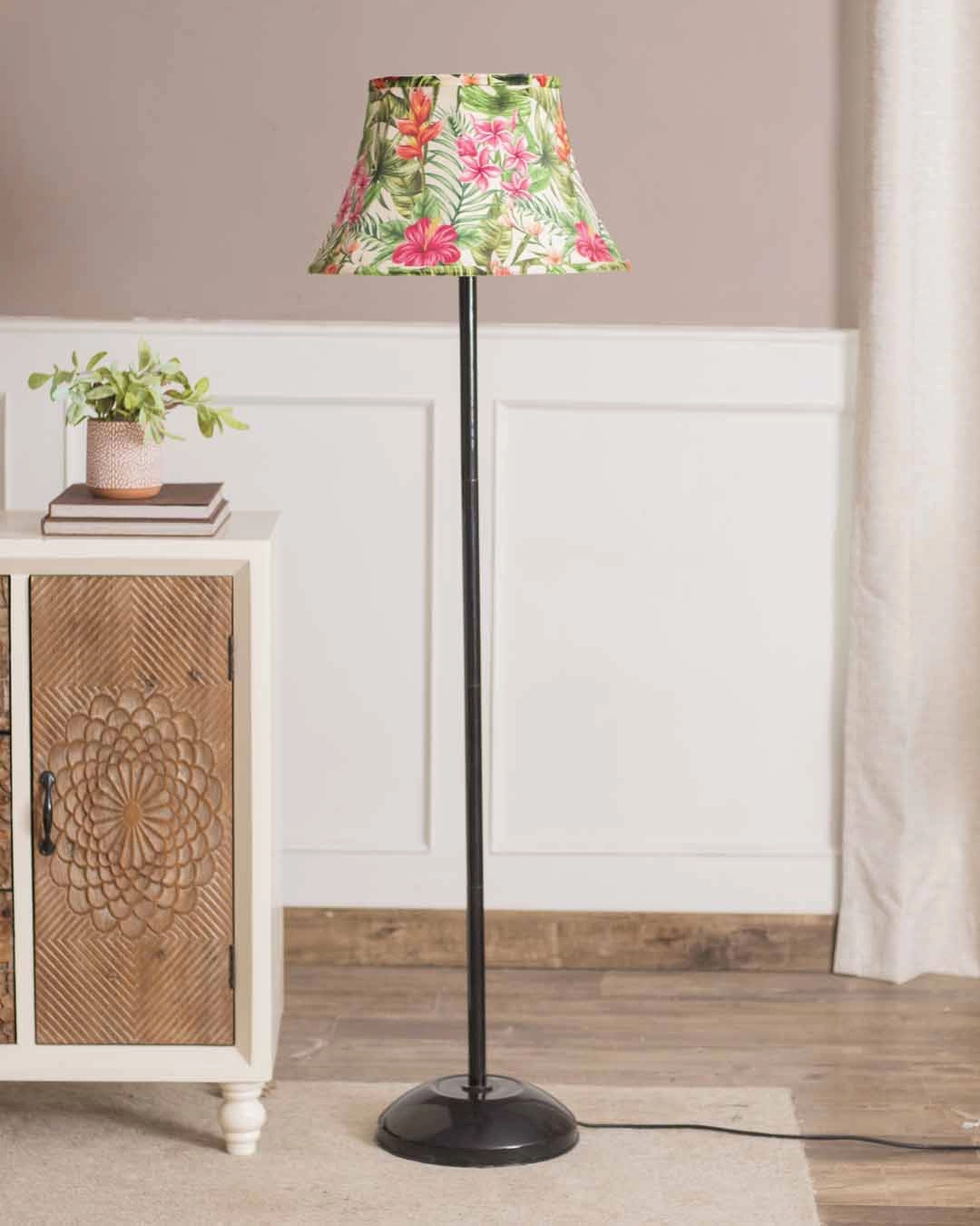 Botanical Printed Cotton  Empire Lamp Shade - Large
