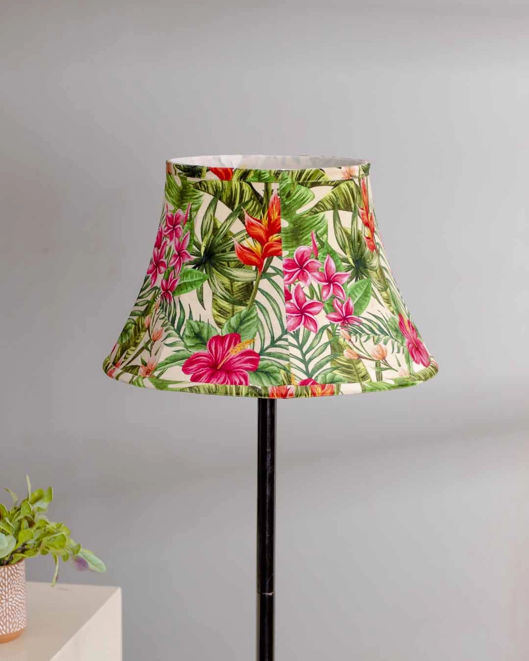 Botanical Printed Cotton  Empire Lamp Shade - Large