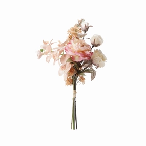 Bouquet Peony Phalaenopsis Orangehome decor ,wall decor 
