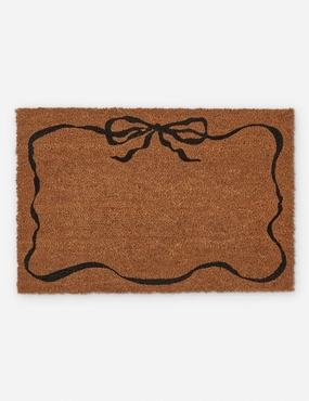 Bow Doormatmodern color block patchwork rug