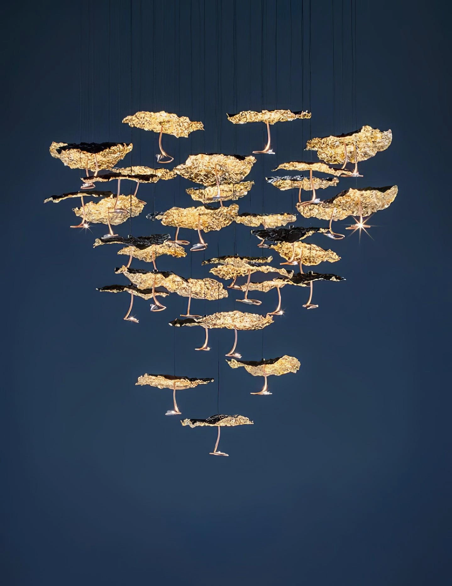 Brass Aviary Constellation Chandelier