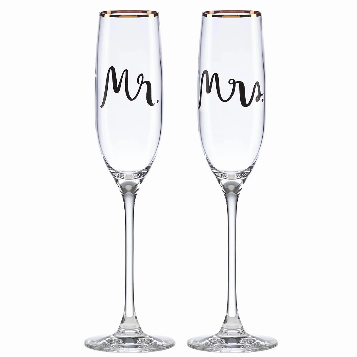 Bridal Party 2-Piece Champagne Flute Setvalentine's day decorations ,valentine's centerpiece 