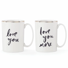 Bridal Party "Love You" 2-Piece Mug Setvalentine's day decorations ,valentine's centerpiece 