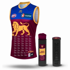 BRISBANE LIONS 2024 SQUAD SIGNED OFFICIAL GUERNSEYhandmade souvenirs