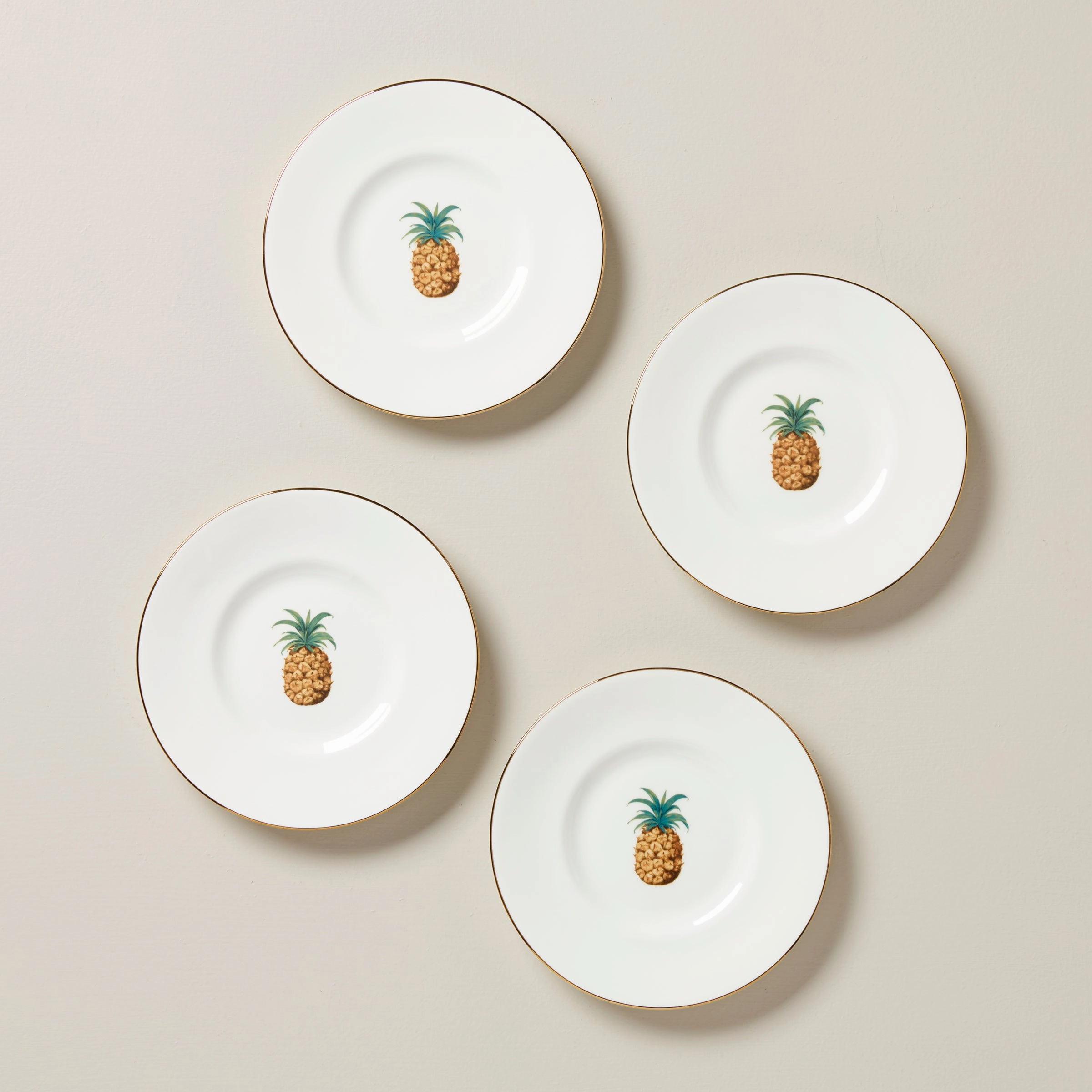 British Colonial Bamboo Dessert Plates - Set of 4summer decor ,outdoor summer decor 