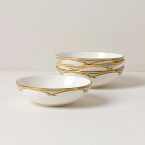 British Colonial Bamboo Fruit Bowls - Set of 4summer decor ,outdoor summer decor 