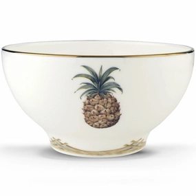 British Colonial Bamboo Rice Bowlsummer decor ,outdoor summer decor 