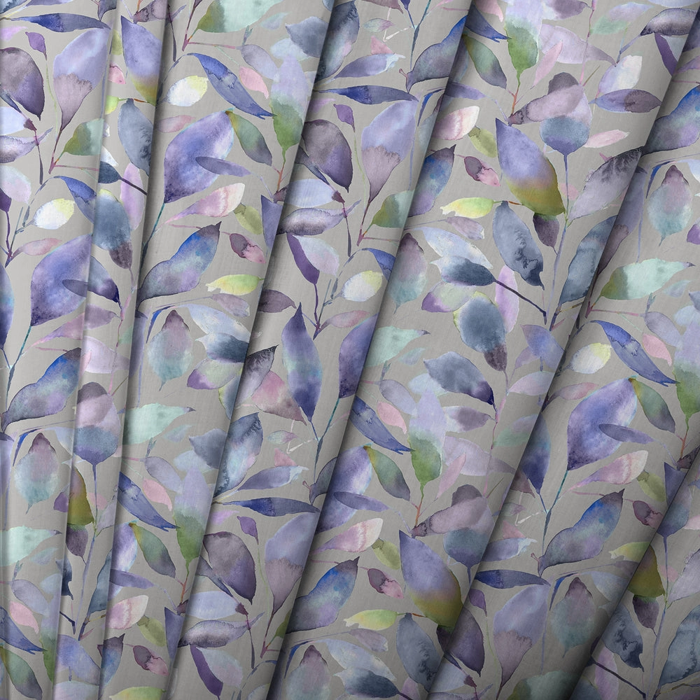 Brympton Printed Cotton Made to Measure Roman Blinds Heather Stone