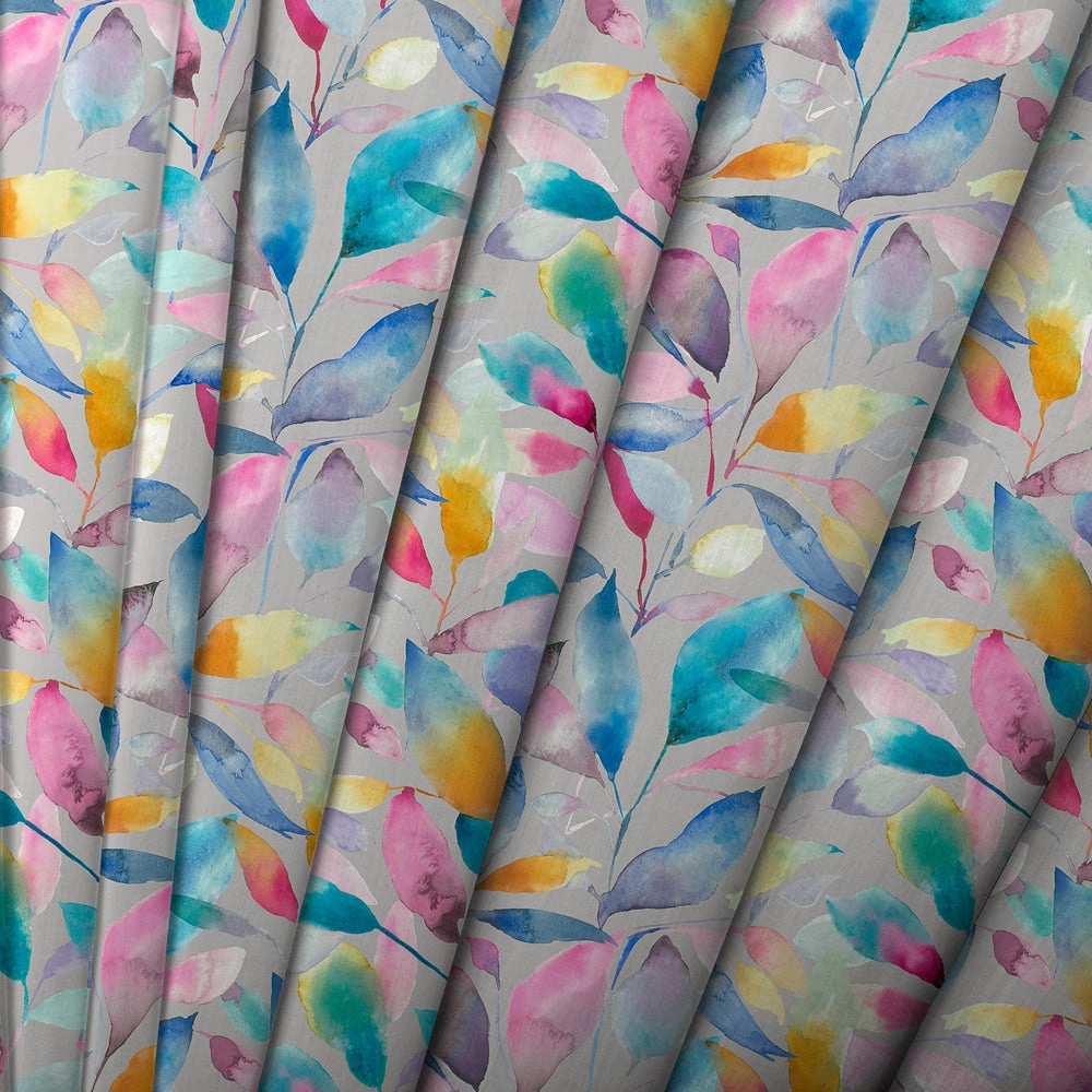 Brympton Printed Cotton Made to Measure Roman Blinds Stone